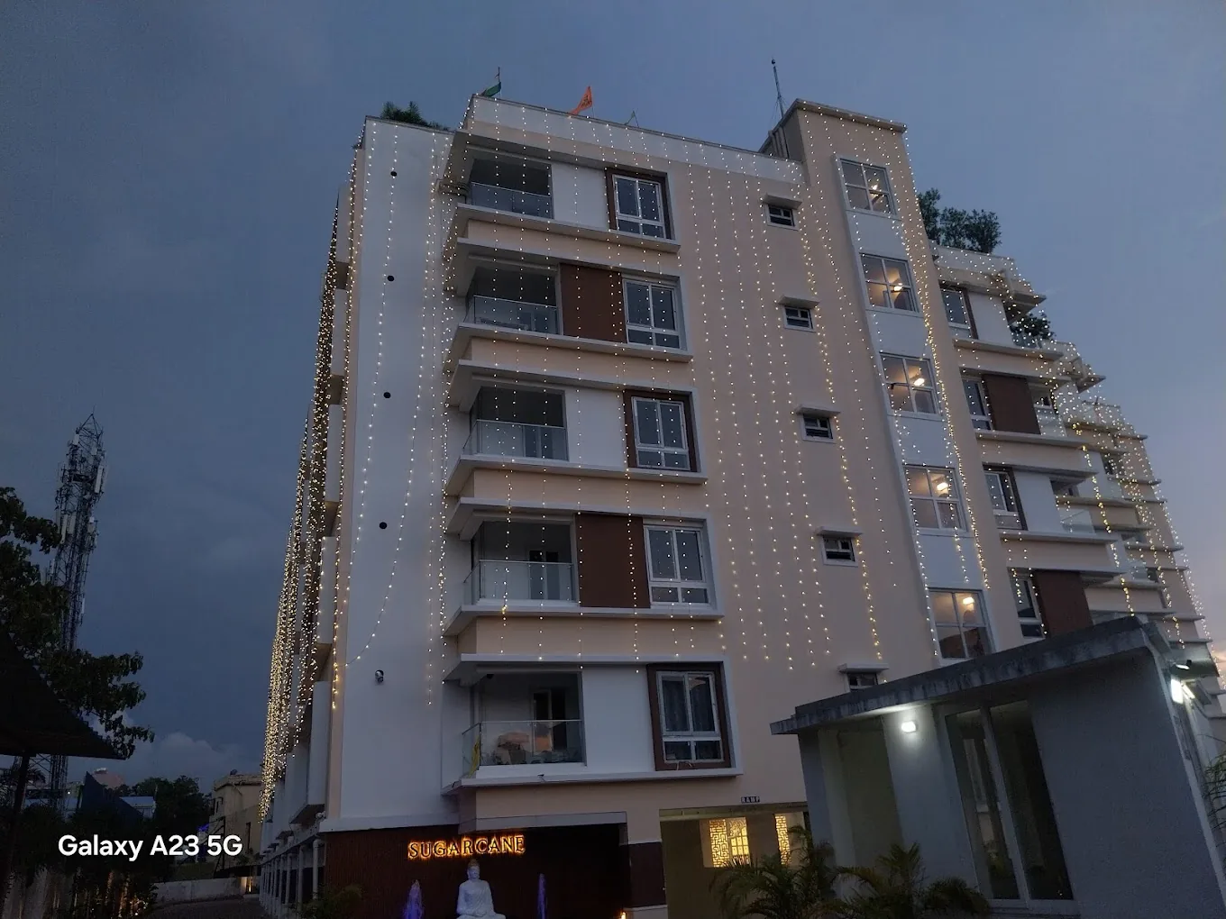 Sugarcane Apartments — aerial view